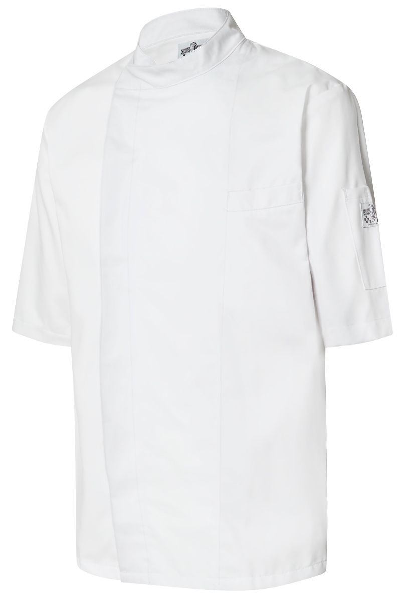 chaqueta de Cocina Chaud Devant Bacio Blanca con Bolsillo