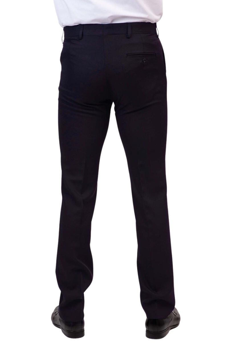 Pantalón Hombre de Vestir Azul Marino Bielástico