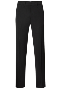 Pantalon laboral de traje negro con elastico