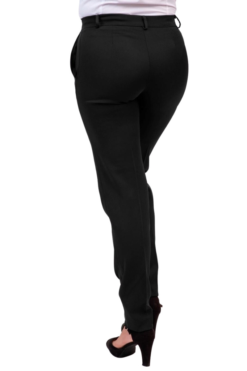 Pantalón de mujer negro bielástico