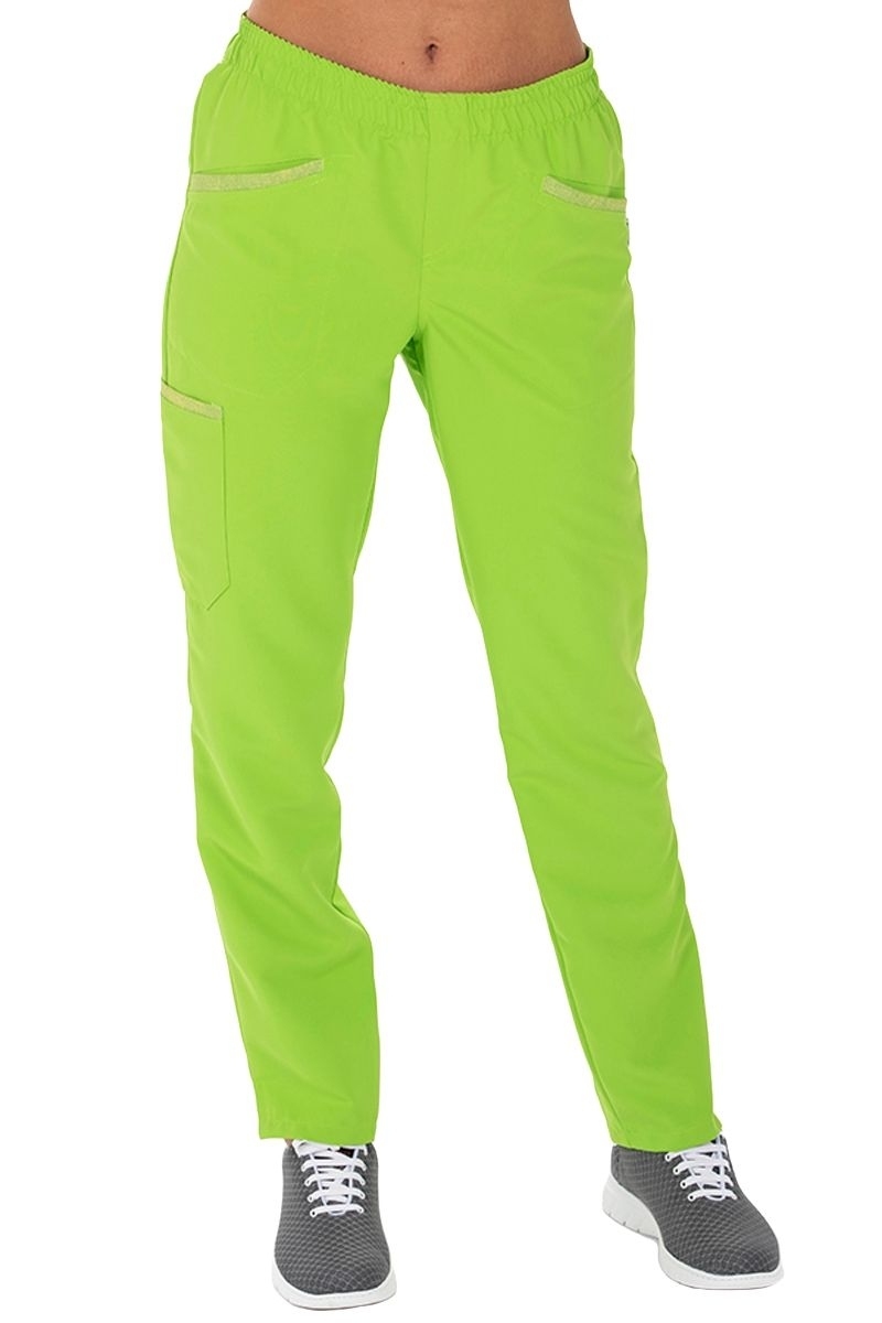 Pantalon polivalente poliester pistacho 2