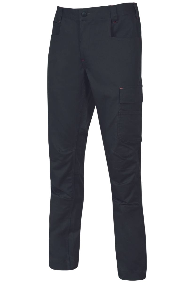 Pantalón multibolsillos negro Bravo Top de U-Power