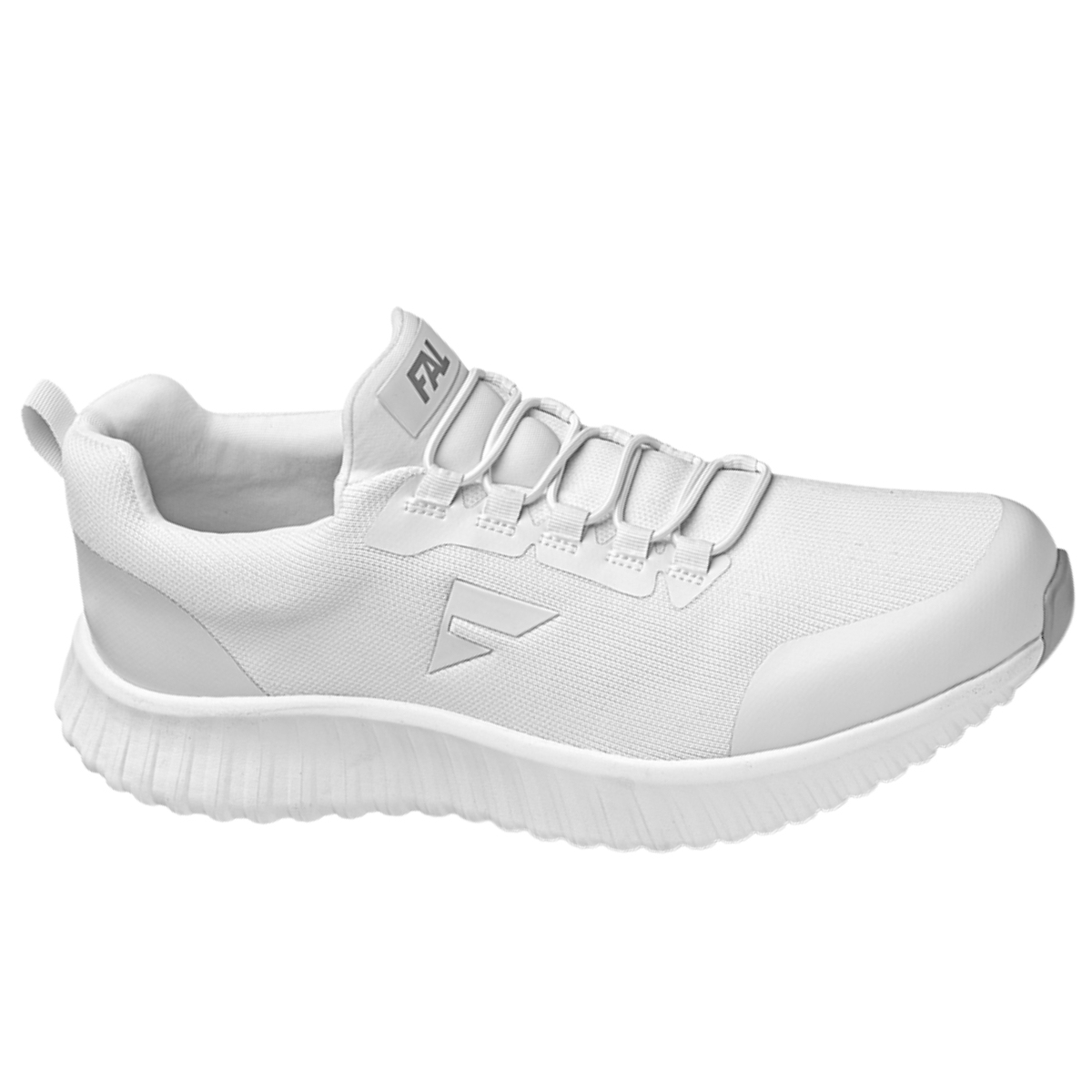Zapato Deportivo Blanco tejido hidrofugado cordón elástico ER80W