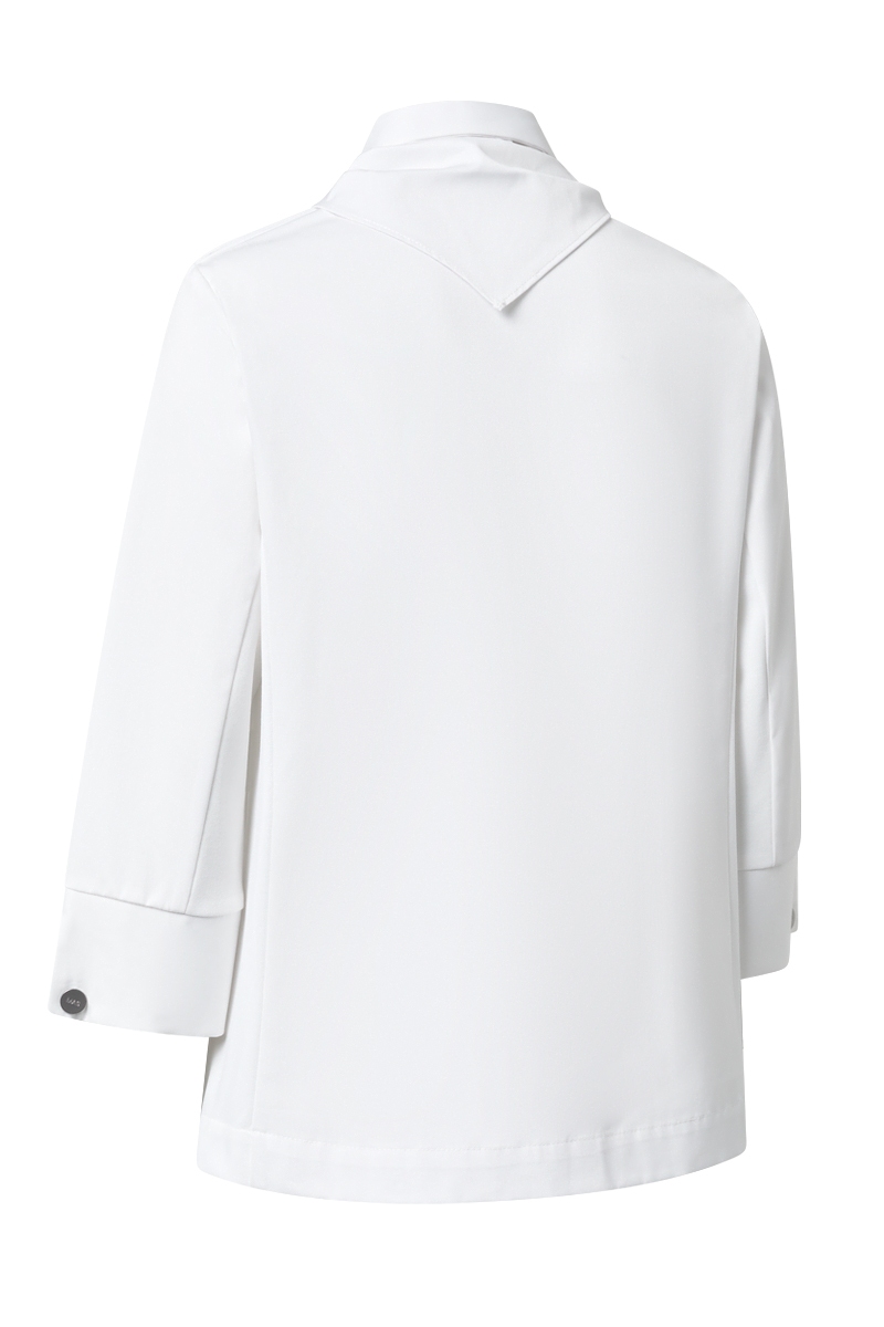 Chaqueta chef blanca de mujer 75 aniversario coleccion 1950 1