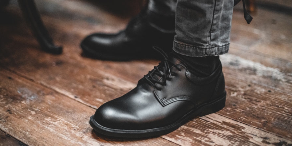 Shoes For Crews Women's 9.5 August-Steel Toe Biker Combat Industrial Boot Black