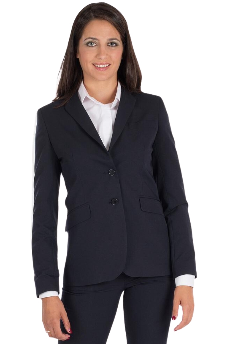 Chaqueta Traje de Mujer Ajustada Azul Marino