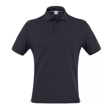 Polo de hombre manga corta negro de poliamida Giblor's Jeff