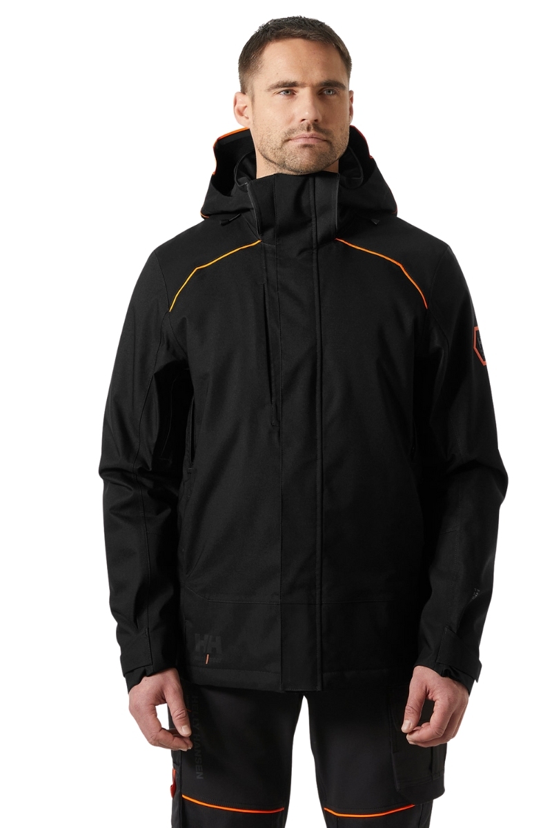 Chaqueta acolchada negra con capucha Chelsea Evo 2.0 Winter Helly Hansen