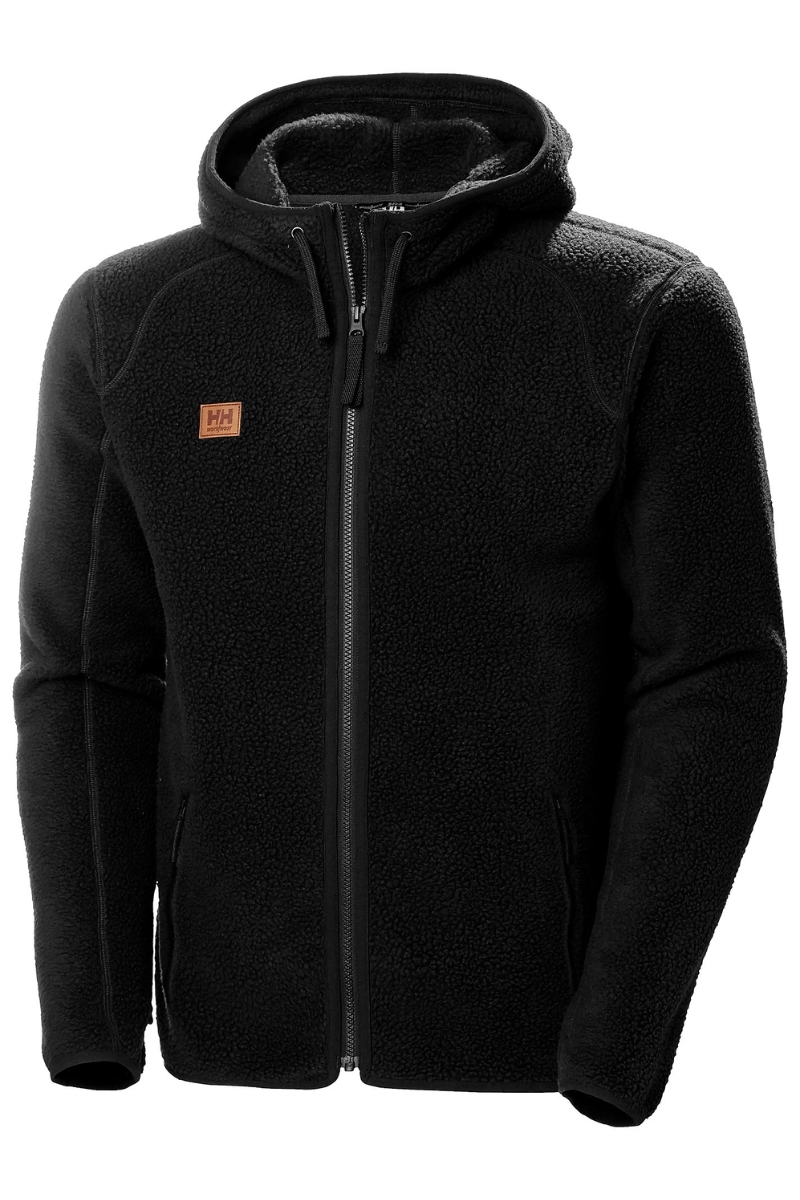 Dessuadora de folre polar negre amb caputxa Helly Hansen Heritage