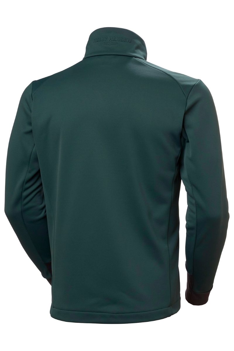 Cardigan técnico verde con cremallera Helly Hansen