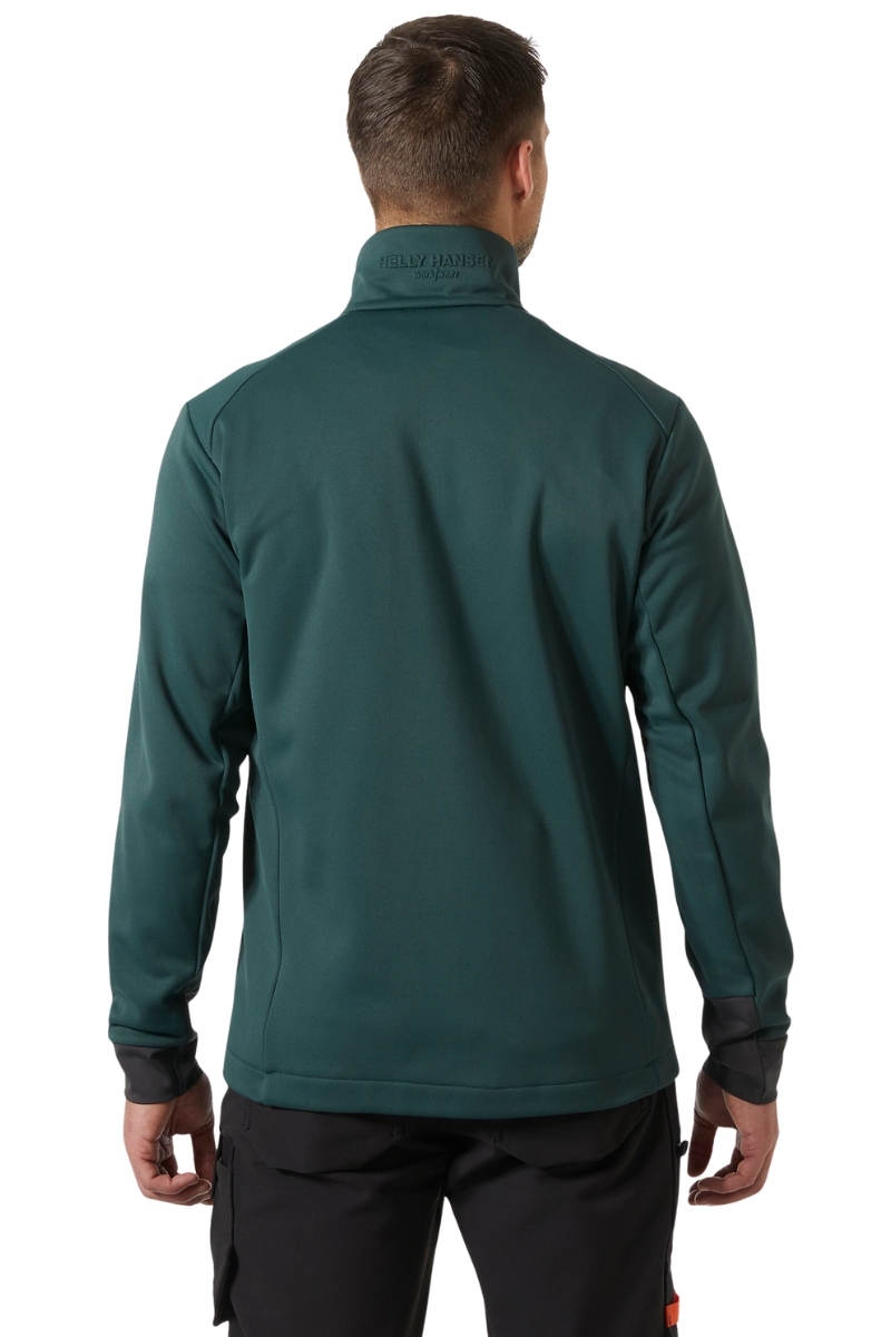 Cardigan técnico verde con cremallera Helly Hansen