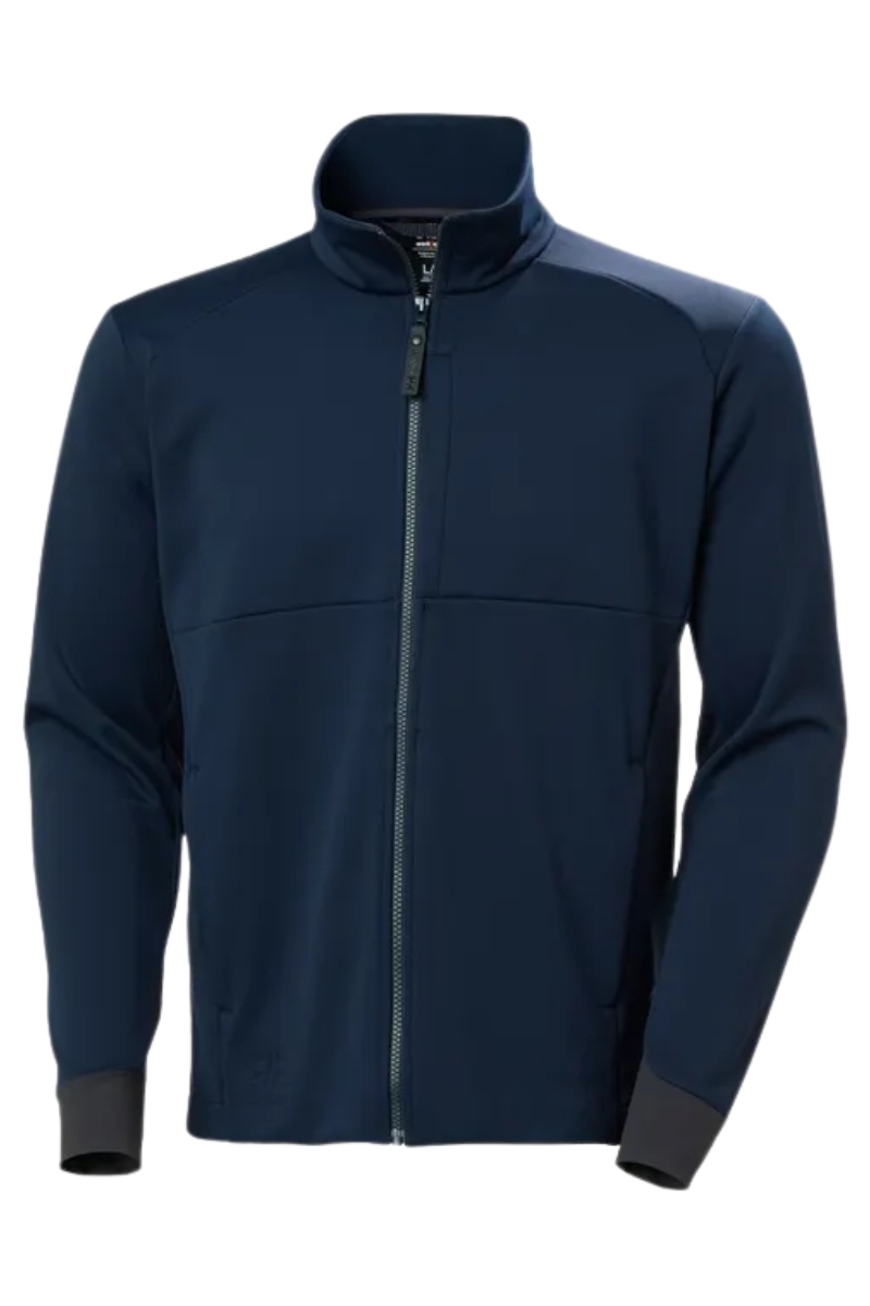 Dessuadora cardigan Helly Hansen lleugera blau marí amb cremallera Tech Midlayer