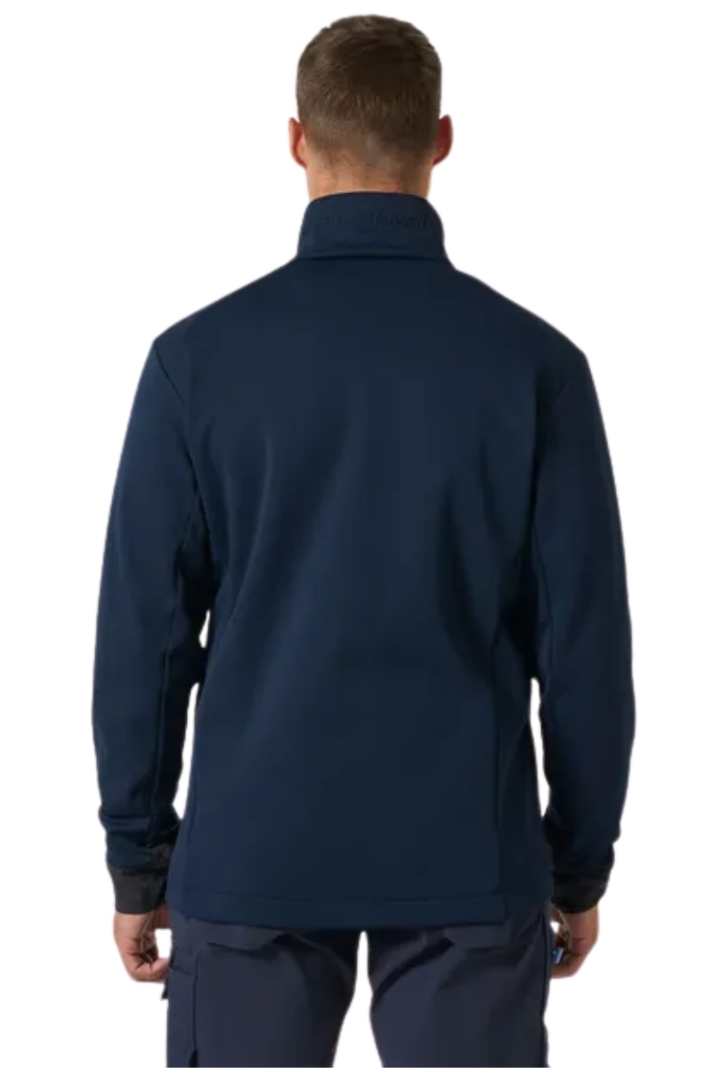 Dessuadora cardigan teixit tècnic blau marí Helly Hansen