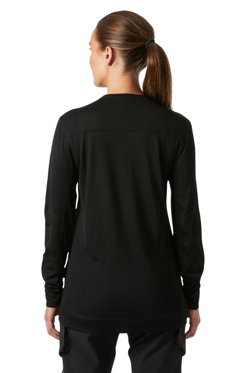Camiseta interior negra manga larga Helly Hansen