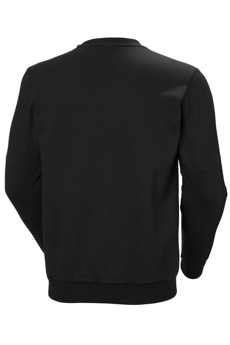 Sudadera negra Helly Hansen cuello redondo