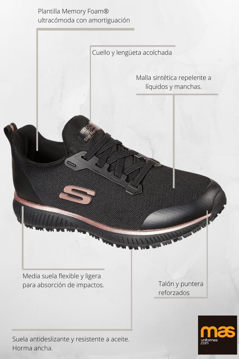 Skechers mujer zapatillas Squad SR
