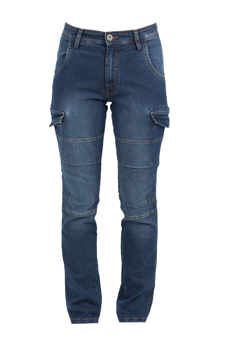 Diez Especificidad Roble Pantalón Denim Multibolsillos Elástico Mujer