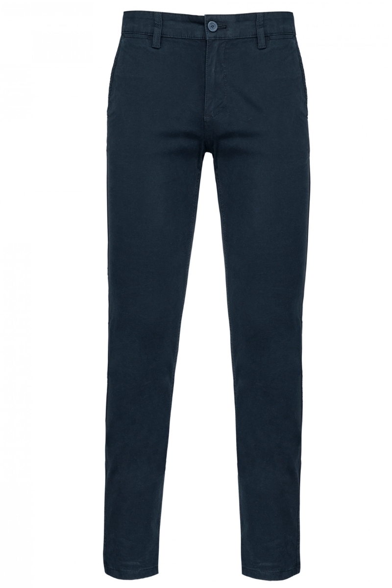 Pantalón hombre colores tipo chino lavado con enzimas