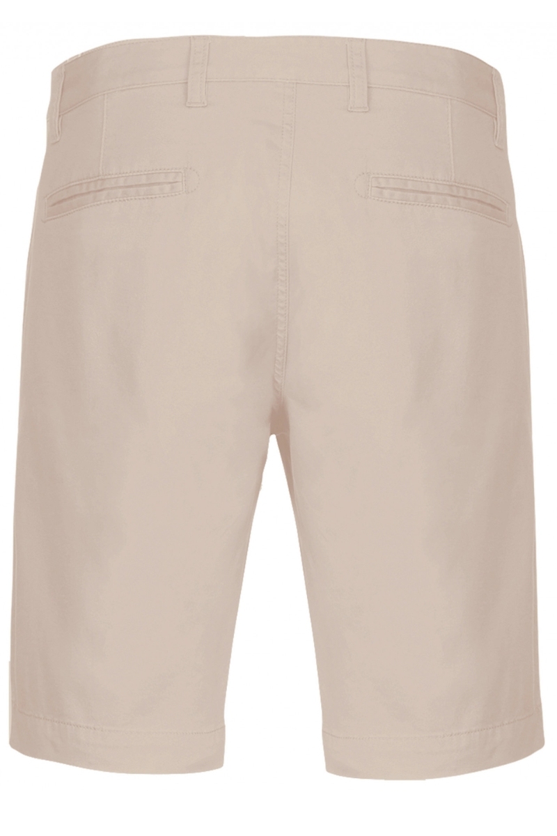 Bermuda hombre tipo chino color beige algodón elástico