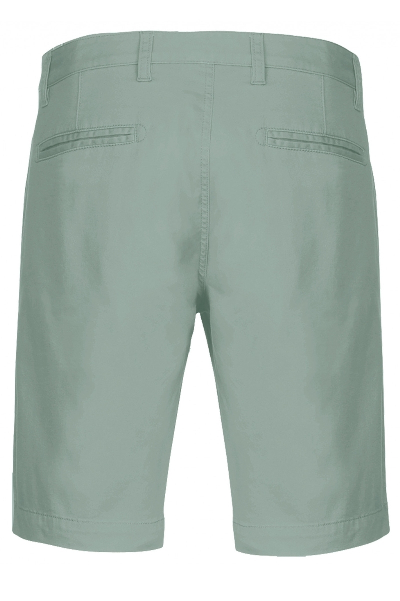 Bermuda chino hombre color sage de algodón elástico