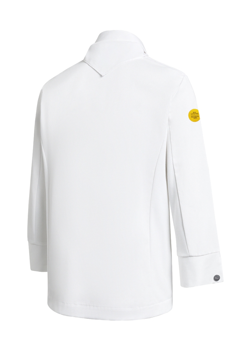 Chaqueta chef blanca de hombre 75 aniversario coleccion 1950 1