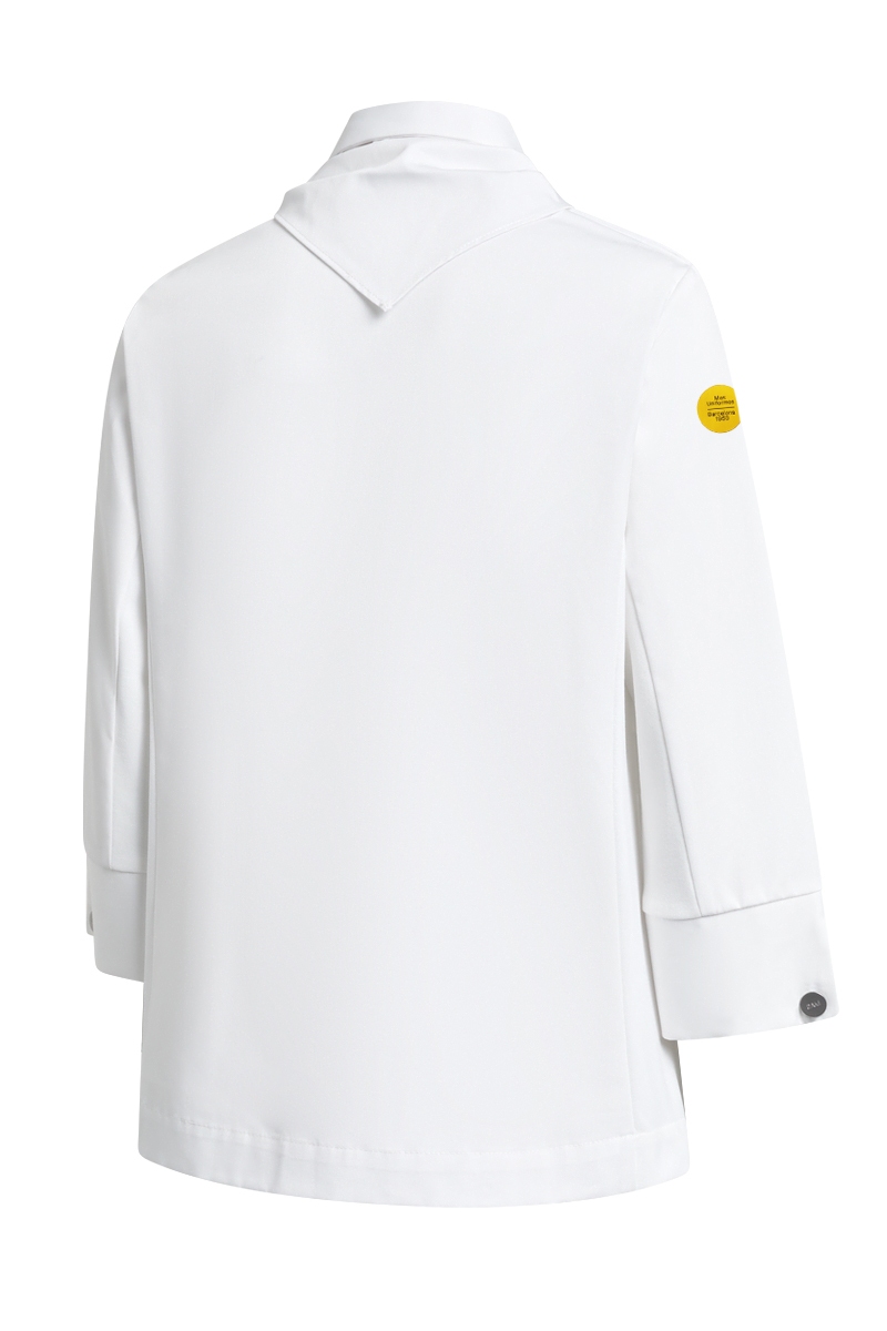Jaqueta xef blanca de dona 75 aniversari col·lecció 1950 1