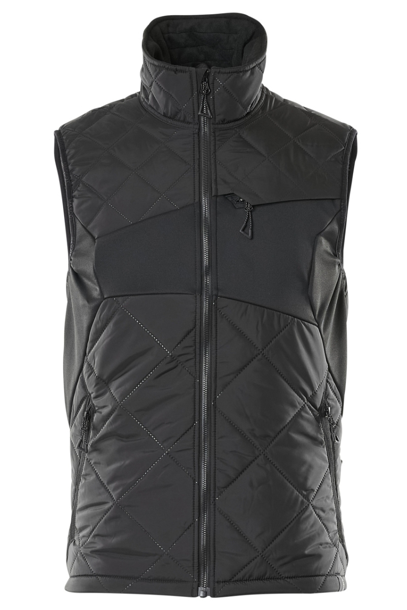 Chaleco térmico negro impermeable Mascot Accelerate 18065