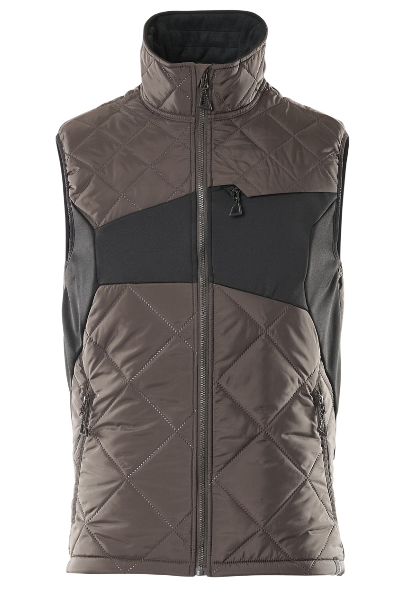 Chaleco térmico gris antracita impermeable Mascot Accelerate 18065