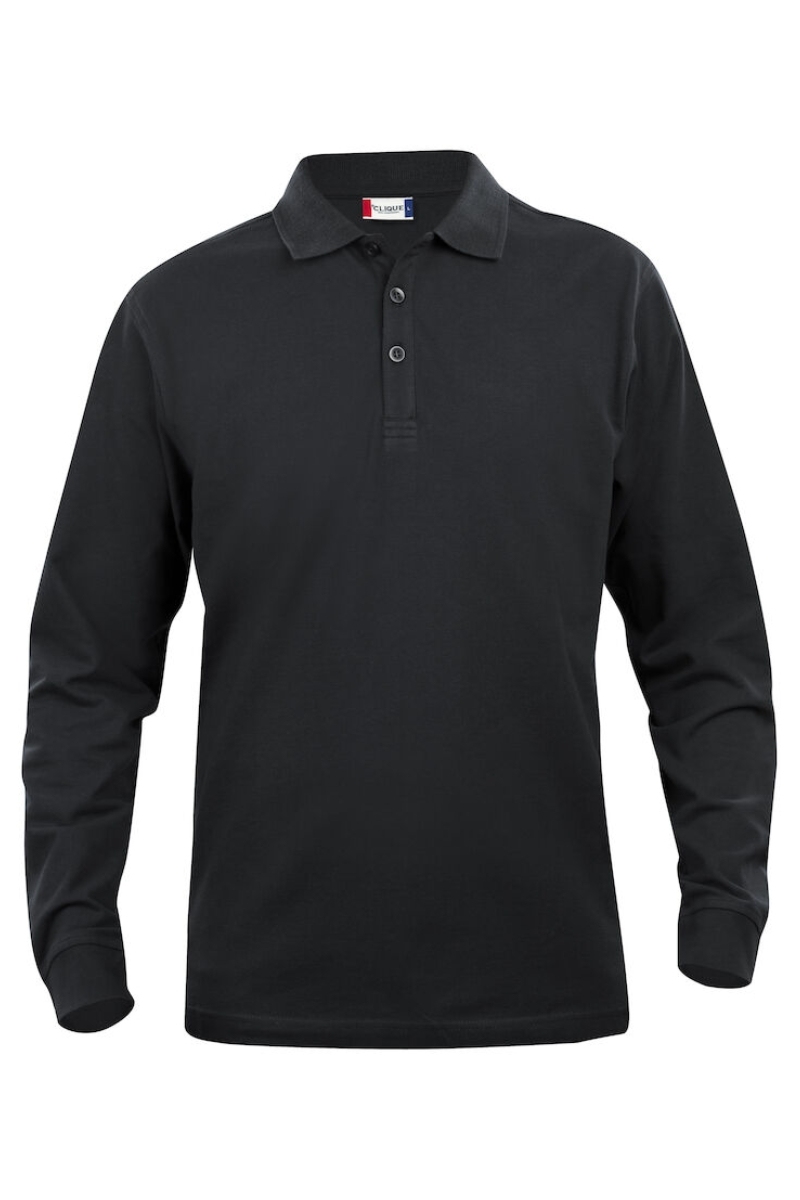 polo negro hombre