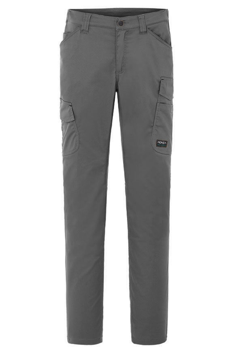 Pantalón multibolsillos gris elástico entrepierna reforzada Monza 1141TOP