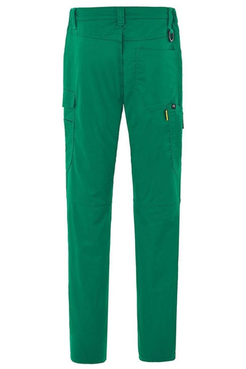 Pantalón laboral elástico verde Stretch Slim Fit