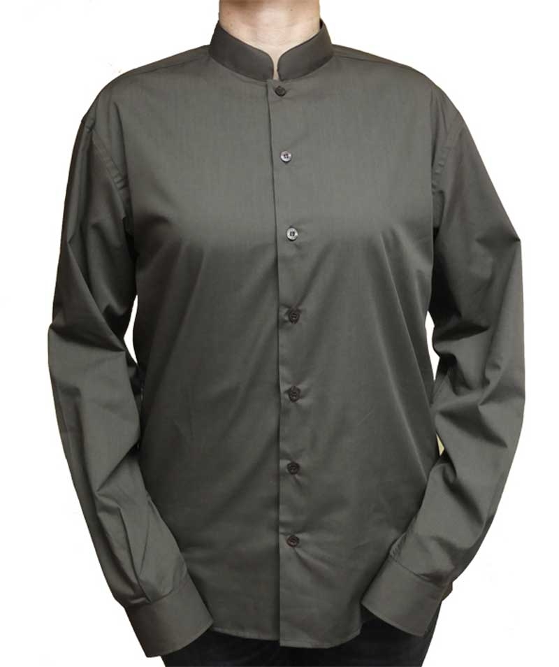 Camisa 2108 cuello mao manga larga