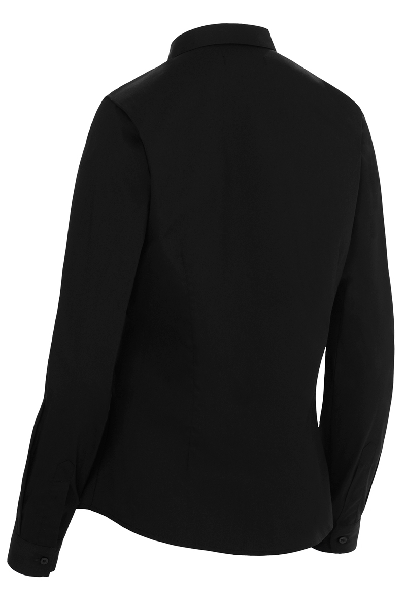 Blusa de camarera negra elàstica