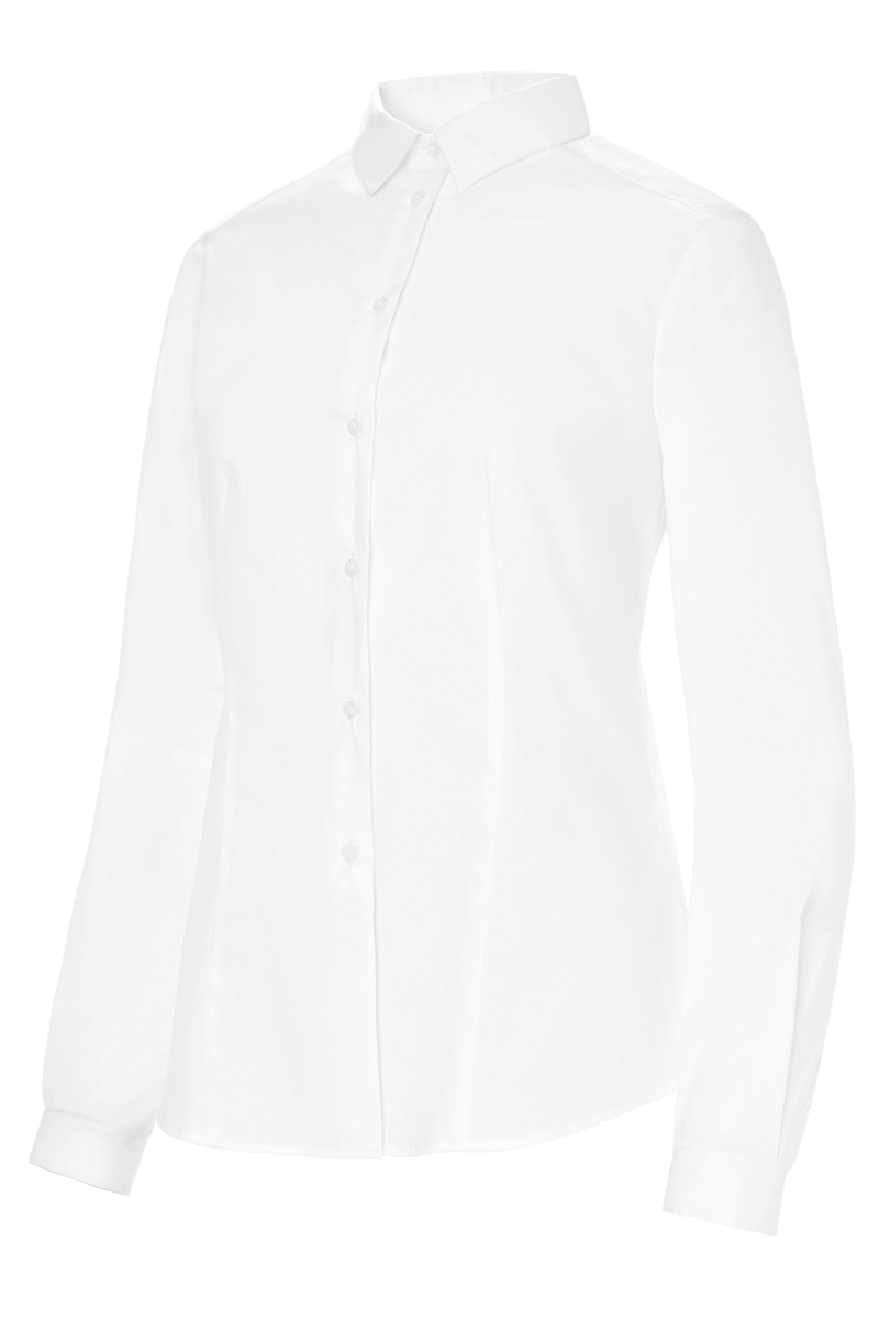 Blusa blanca de larga elástica