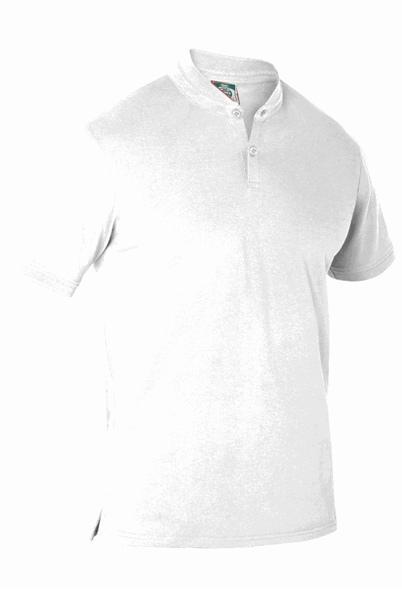 Polo unisex manga corta cuello mao