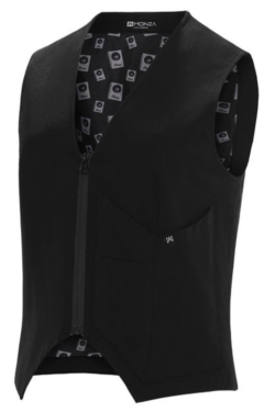 Chaleco de mujer de sala negro elástico slim fit Monza 4028