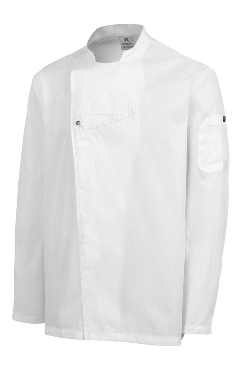 Chaquetilla de cocina blanca transpirable