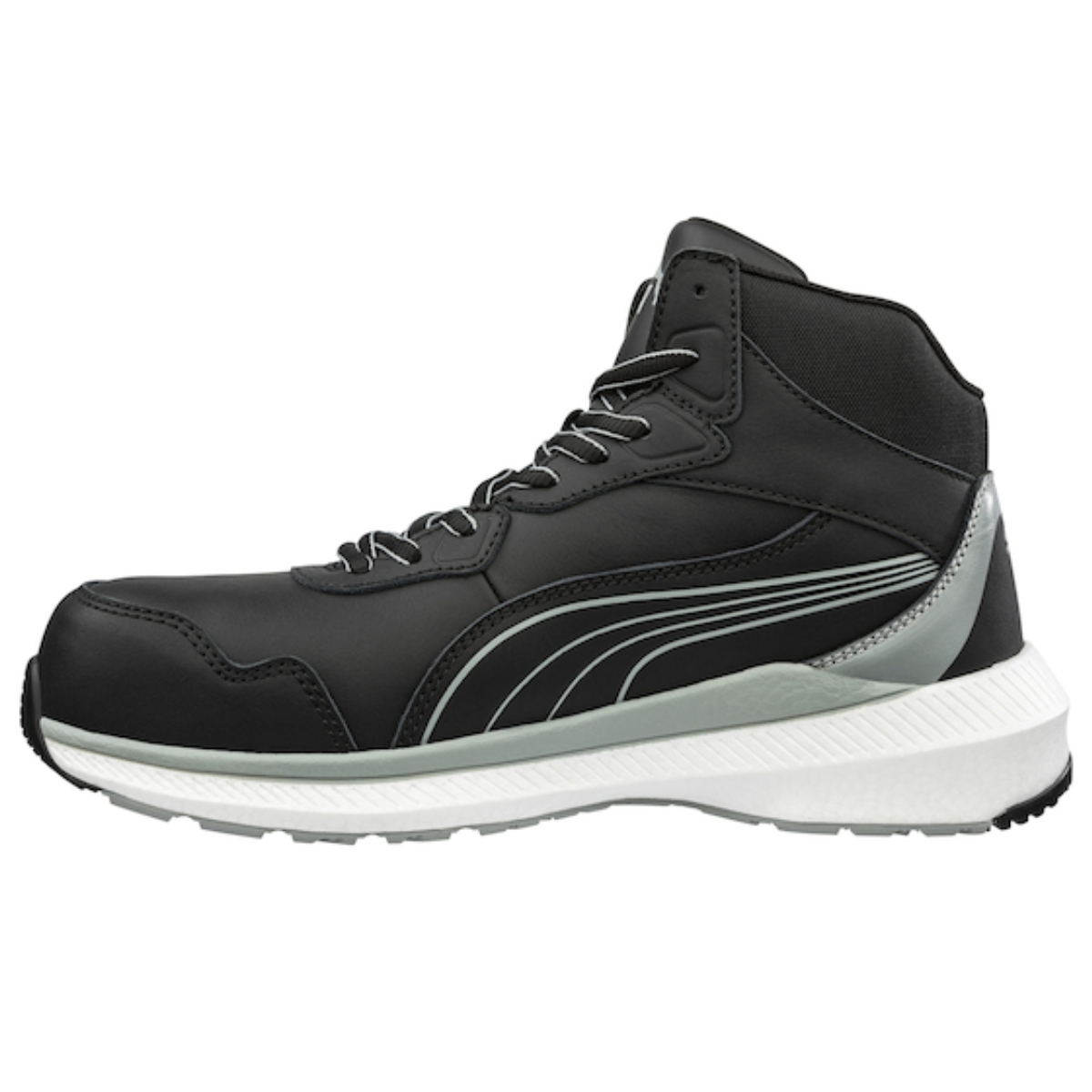 Bota Puma Safety negra de piel S3 ESD