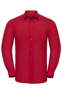 Camisa de facil cuidado para hombre roja