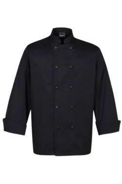 jaqueta de cuina negre