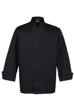 chaquetilla de cocina negra