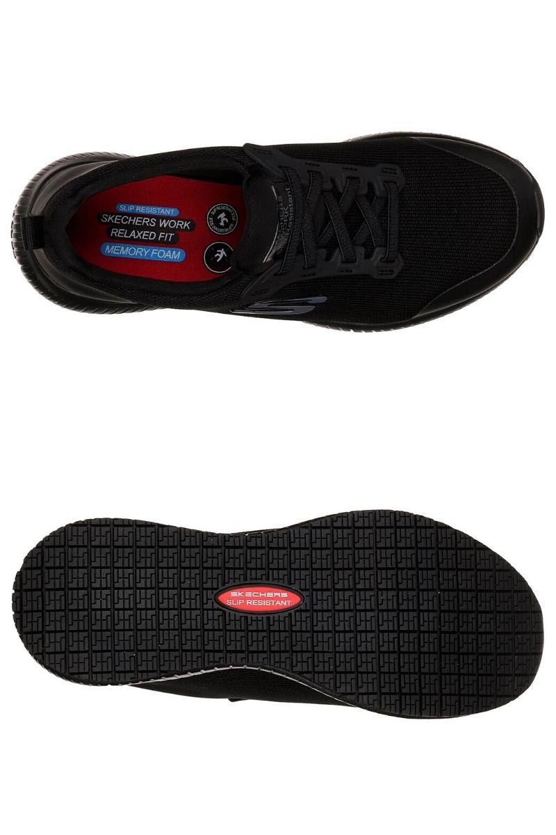 himno Nacional Ejercicio Buscar Skechers Work Squad SR Black de mujer