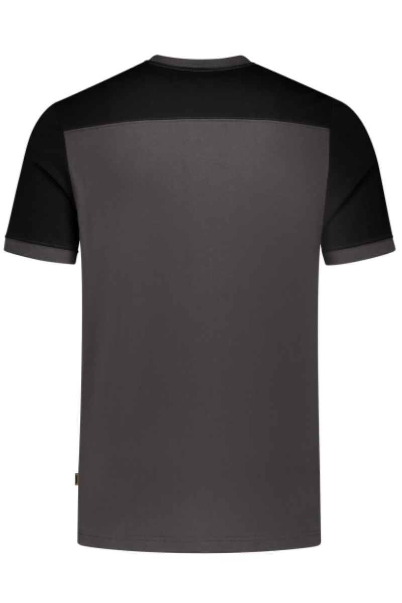 Samarreta de feina bicolor gris fosc-negra