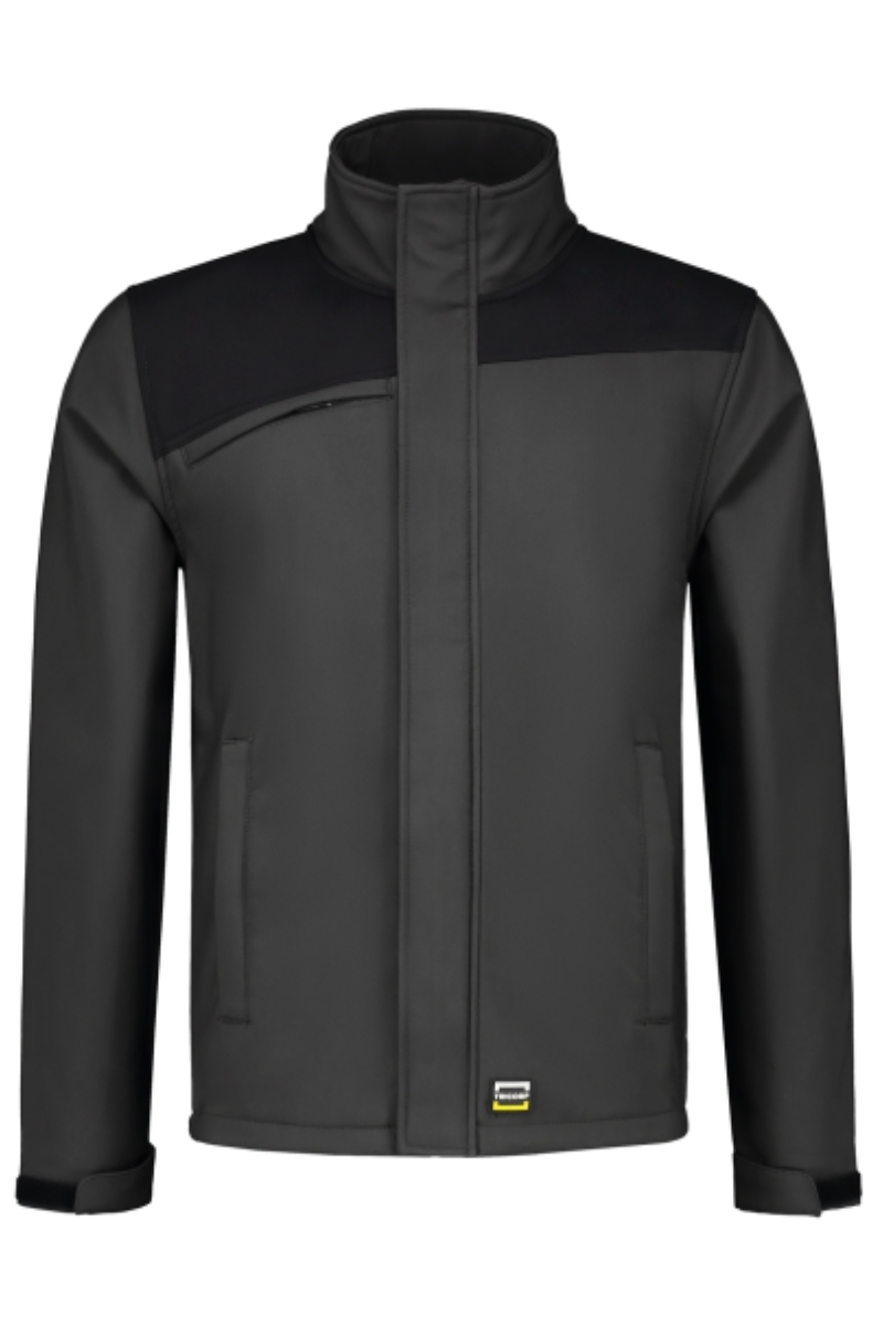 Jaqueta softshell de feina bicolor gris-negra Tricorp 402021
