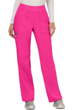 Pantalón sanitario Cherokee de mujer fucsia cintura elástica WWE110