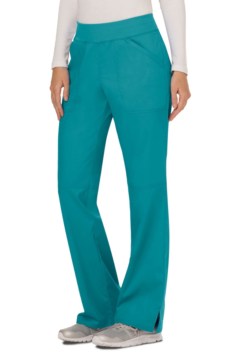 Pantalón sanidad de mujer verde esmeralda cintura elástica