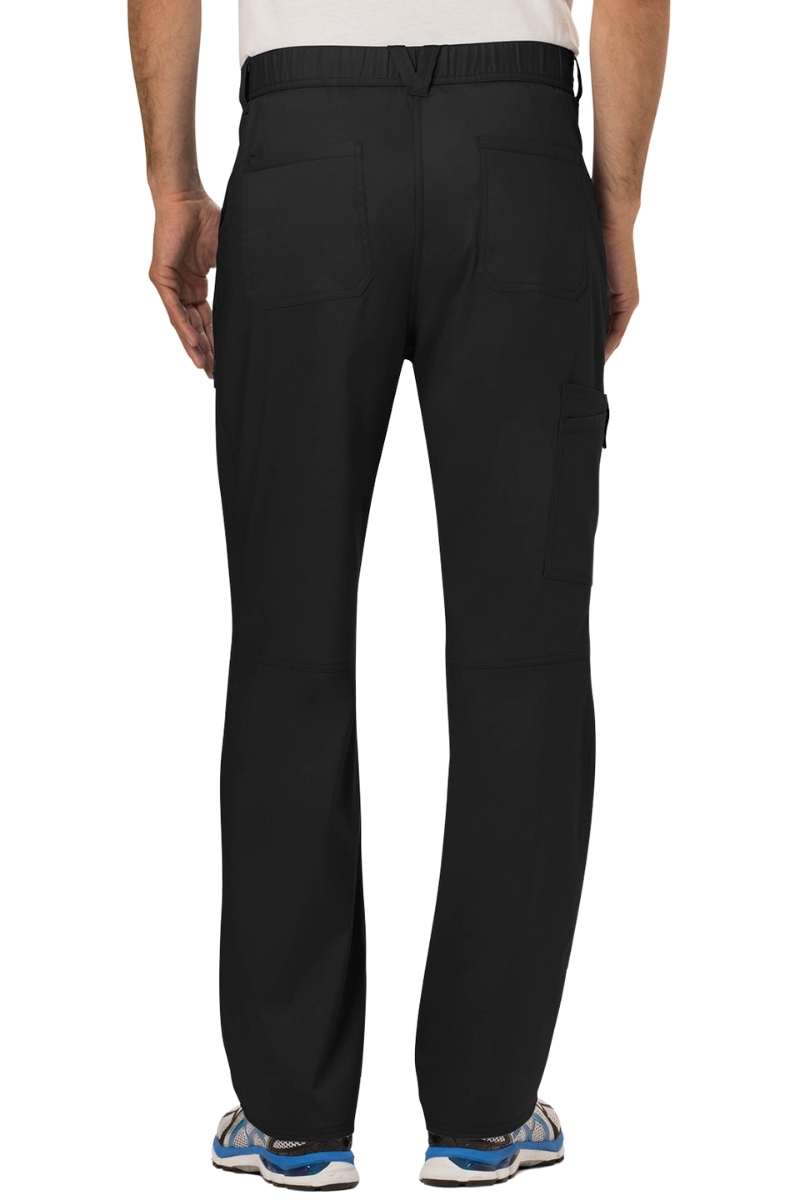 Pantalón sanitario negro con botón y cremallera Cherokee