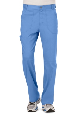 Pantalón hombre celeste con botón y cremallera Cherokee