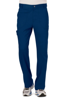 Pantalón sanitario Cherokee de hombre azul marino con botón y cremallera WWE140