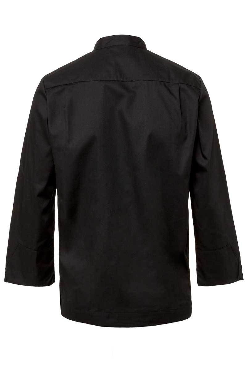 Chaqueta Cocina Artel negra de Corte Camisero y doble Botonadura 1